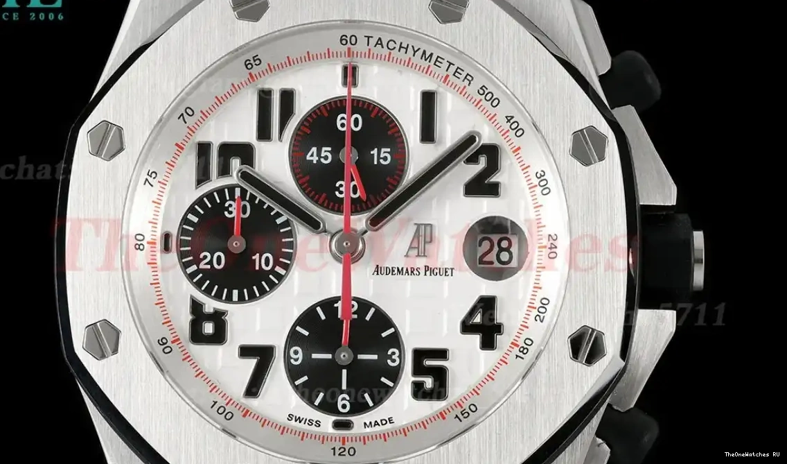 26170ST 42mm Dial Royal SS SS TKF White Oak A7750 Offshore 0418